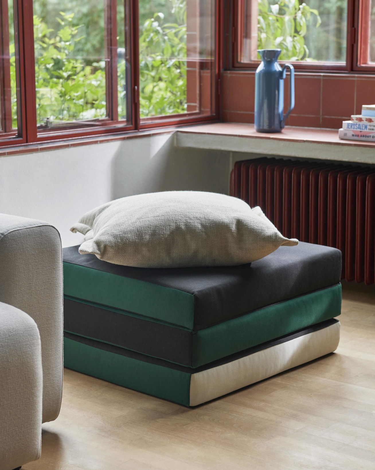 3 Fold Mattress W70 x L195 Green | HAY.nl